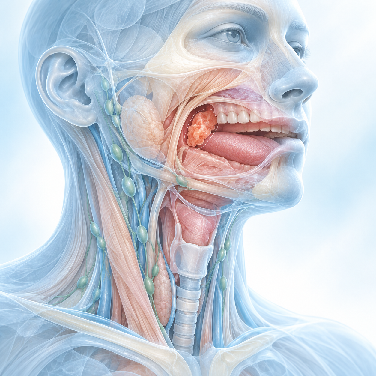 Oncology defect reconstruction illustration