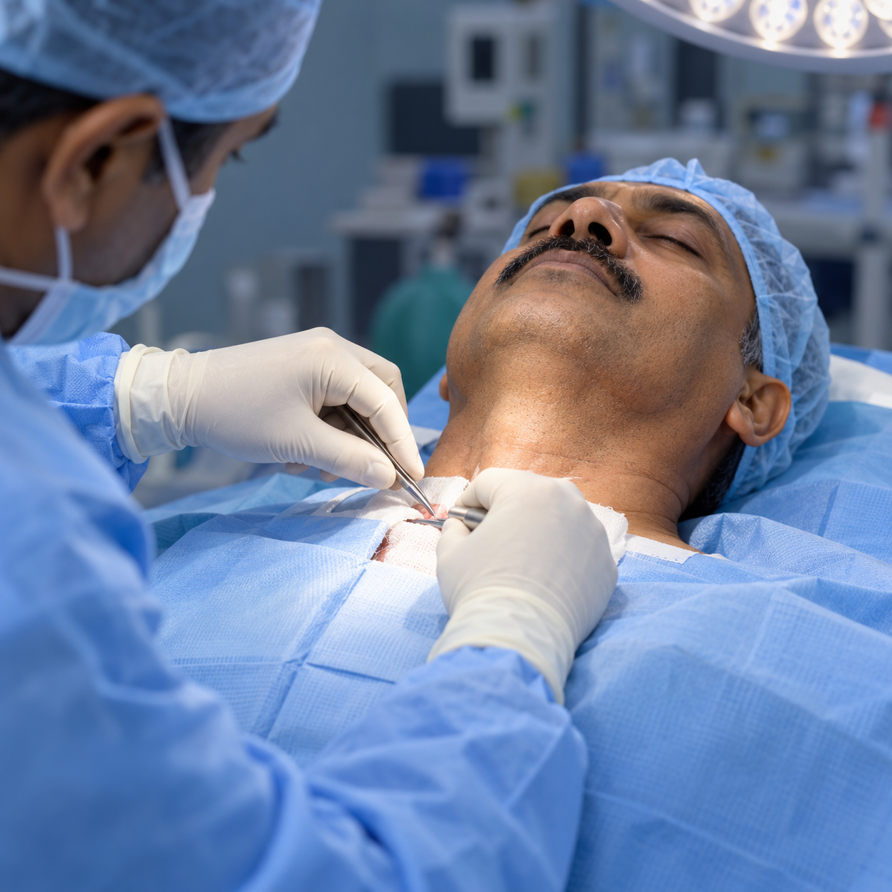 Creating the Tracheal Opening