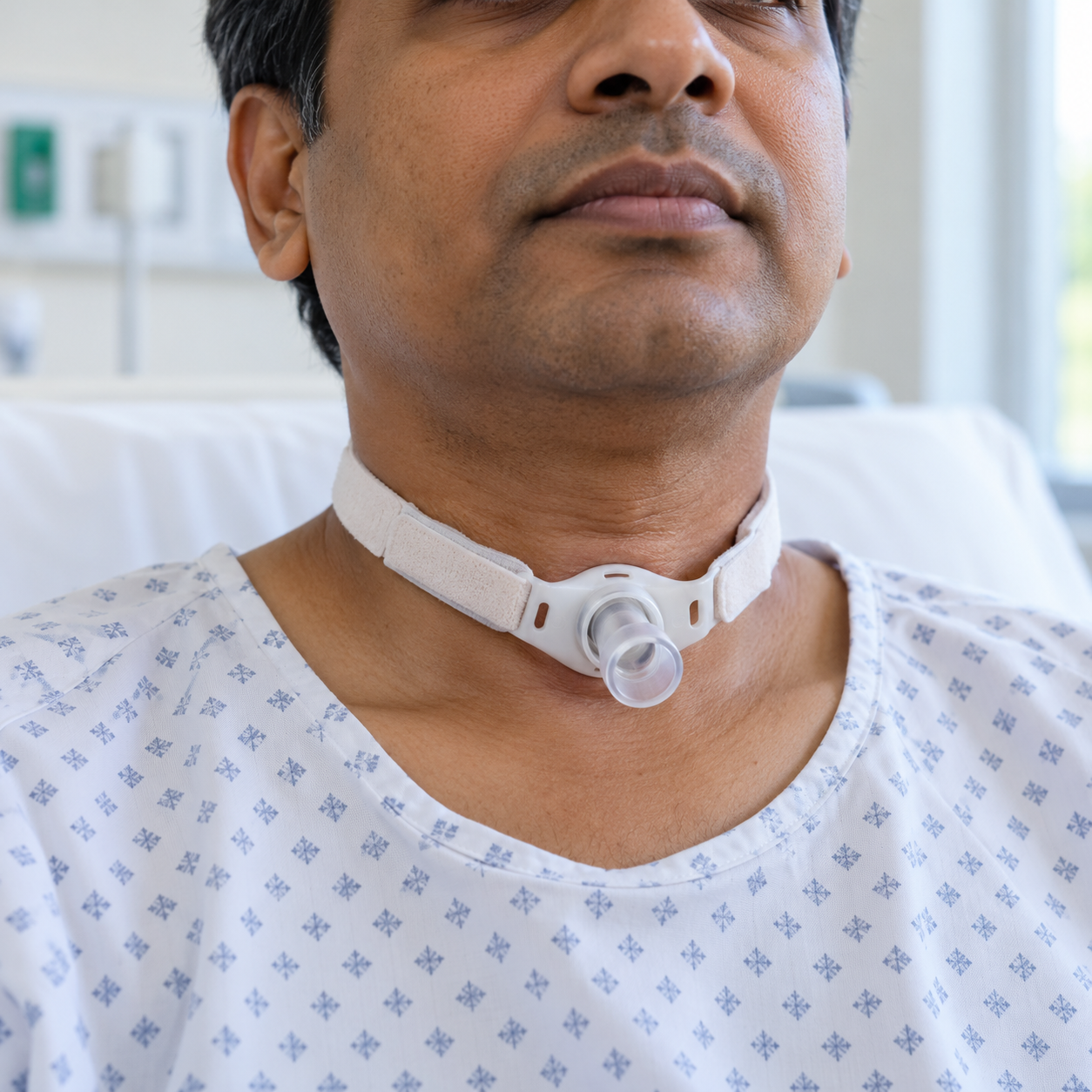 Tracheostomy illustration